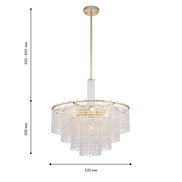 Подвесная люстра Favourite Fringe 4762-7P