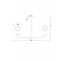 Потолочная люстра Freya Doublety FR5382PL-05BS