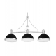 Подвесная люстра Lumina Deco Ettore LDP 710-3 BK+CHR