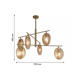 Подвесная люстра F-Promo Media 4485-6C