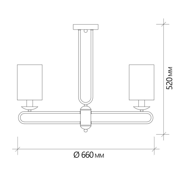 Подвесная люстра Escada Eclipse 10166/5PL Chrome