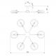 Потолочная люстра Eurosvet Gallo 70121/6 черный