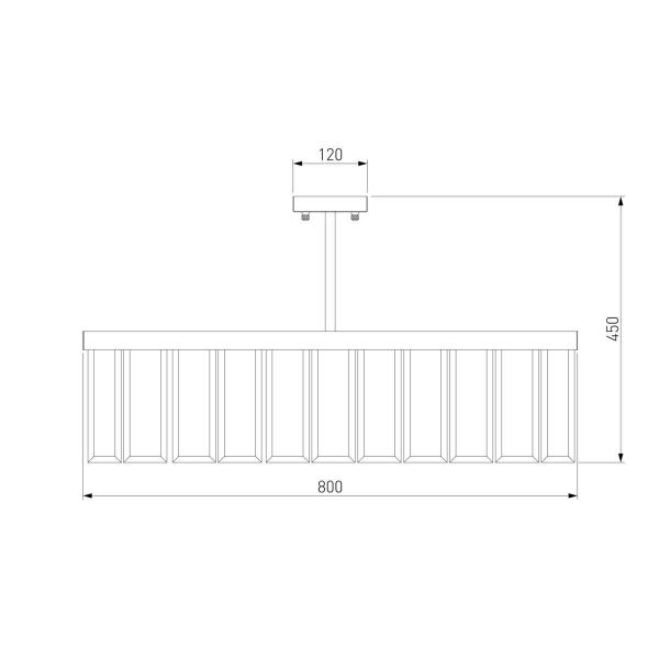 Потолочная люстра Bogates Eclipse 358/8 Smart