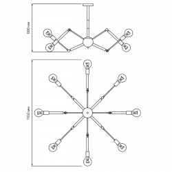 Подвесная люстра Ritter Halm 52445 8