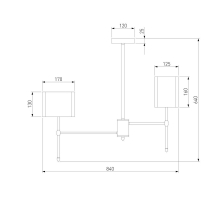 Подвесная люстра Eurosvet Notturno 60162/8 черный