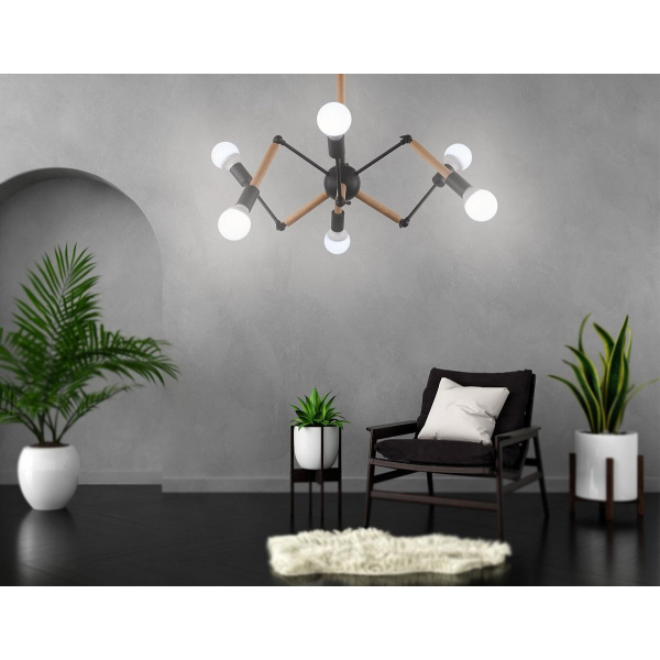 Подвесная люстра Ambrella light Traditional Loft TR80488