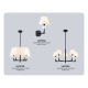 Люстра на штанге Ambrella light High light LH75150