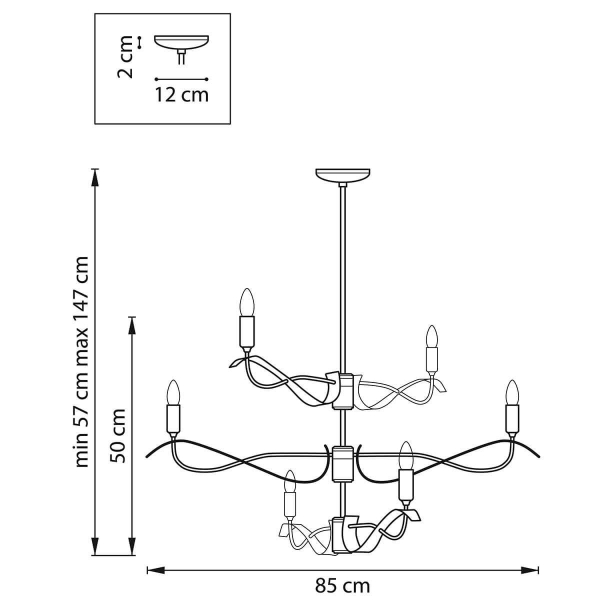 Подвесная люстра Lightstar Ragno 733263 Подвесная люстра Lightstar Ragno 733263