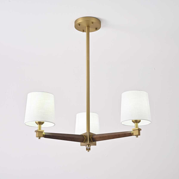 Подвесная люстра Imperium Loft Jorgenson D70 White/Dark Wood 203579-26