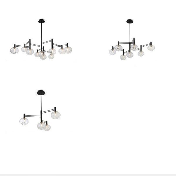 Подвесная люстра Imperium Loft Temper L10 Black 229048-26