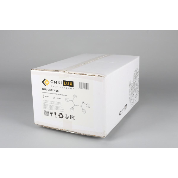 Потолочная люстра Omnilux Asolo OML-93917-05 Потолочная люстра Omnilux Asolo OML-93917-05