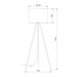 Торшер TK Lighting 16032 Umberto