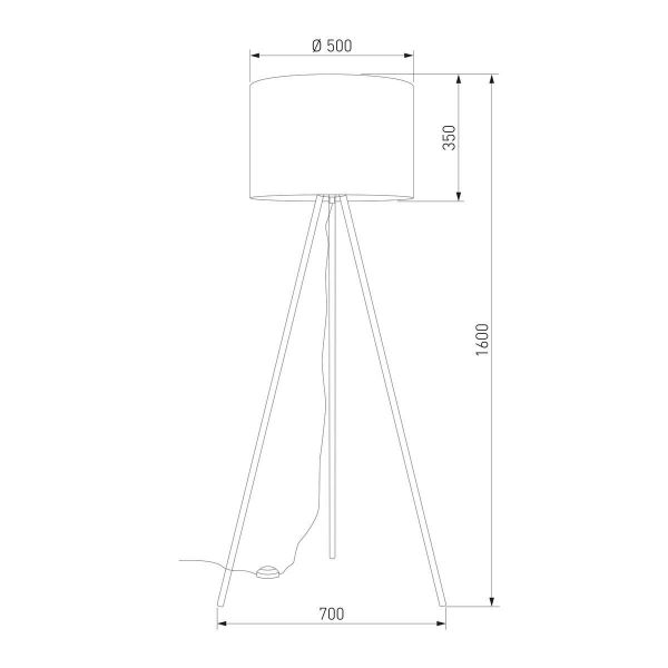 Торшер TK Lighting 16032 Umberto