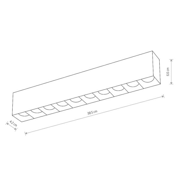 Накладной светильник Nowodvorski Midi Led White 10053