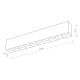 Накладной светильник Nowodvorski Midi Led Black 10060