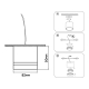 Потолочный светильник Ambrella Light Techno Spot GX Standard tech TN52355