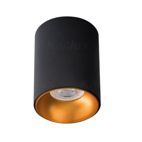 Накладной точечный светильник Kanlux RITI GU10 B/G 27571 Накладной точечный светильник Kanlux RITI GU10 B/G 27571