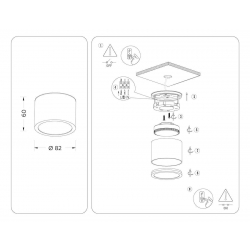 Потолочный светильник Ambrella light Techno Spot IP Protect TN6551