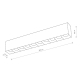 Накладной светильник Nowodvorski Midi Led White 10050