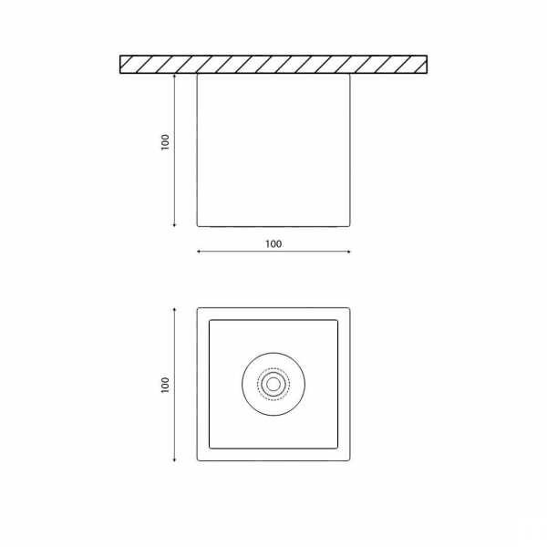 Потолочный светодиодный светильник DesignLed DL-SPL SPL-CB-18-WH-WW 002328