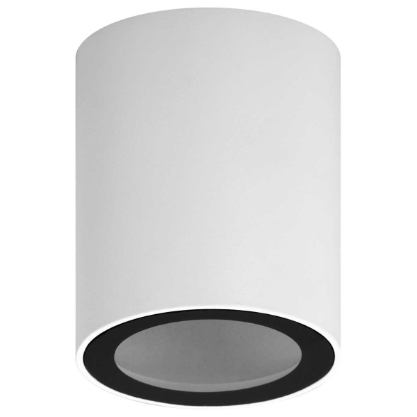 Накладной светильник ЭРА OL48 WH/BK MR16 GU10 IP44 черный белый Б0059799