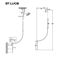 Подвесной светодиодный светильник ST Luce Minimalism SL6132.301.20