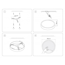 Настенно-потолочный светодиодный светильник Ambrella light Wallers Wall FW11132