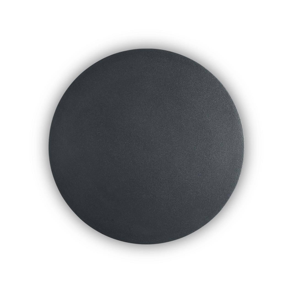 Настенно-потолочный светодиодный светильник Ideal Lux Cover Ap D15 Round Nero 195742 Настенно-потолочный светодиодный светильник Ideal Lux Cover Ap D15 Round Nero 195742