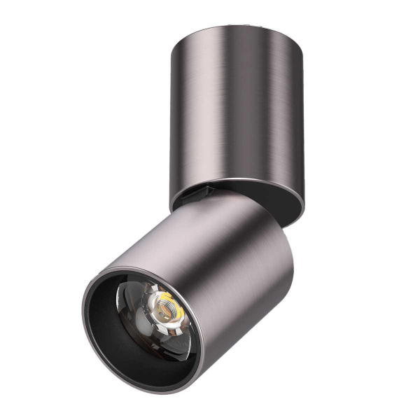 Светильник светодиодный настенно-потолочный 5W 250Lm 38G 3000/4000/6000K, никель Volta CCT Lightstar 227008