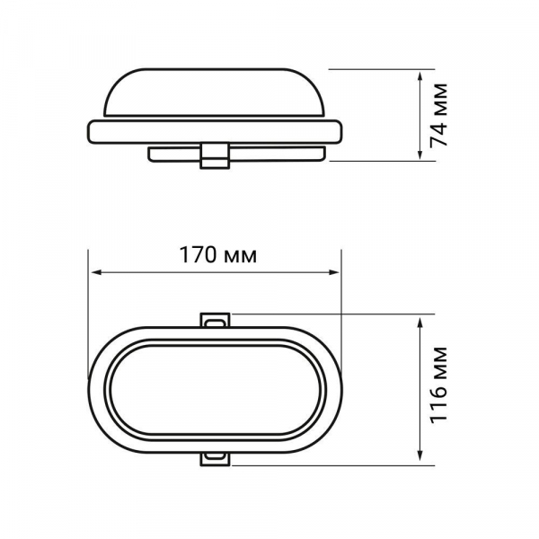 Настенно-потолочный светодиодный светильник Jazzway PBH-PC3-OA 5009264