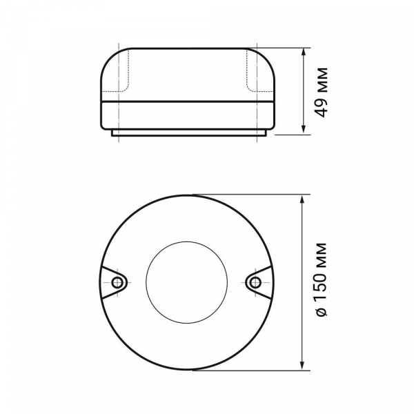 Настенно-потолочный светодиодный светильник Jazzway PBH-PC4-RSM 5009356