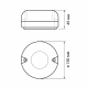 Настенно-потолочный светодиодный светильник Jazzway PBH-PC4-RSM 5009356