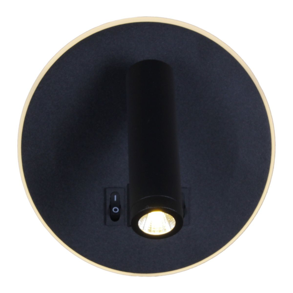 Настенный светодиодный светильник Reluce 86203-9.2-001KT LED12W+USB BK Настенный светодиодный светильник Reluce 86203-9.2-001KT LED12W+USB BK
