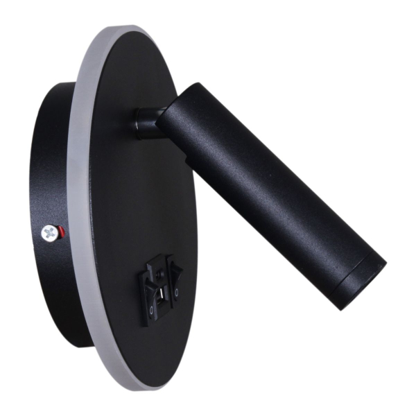 Настенный светодиодный светильник Reluce 86203-9.2-001KT LED12W+USB BK Настенный светодиодный светильник Reluce 86203-9.2-001KT LED12W+USB BK