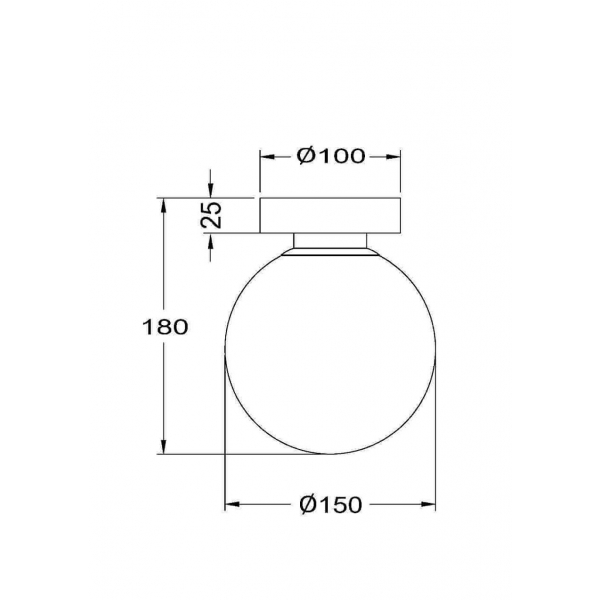 Настенный светильник Maytoni Basic form MOD321WL-01W