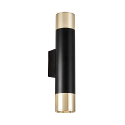 Бра Lumina Deco Tuba LDW 1101-2 BK+GD
