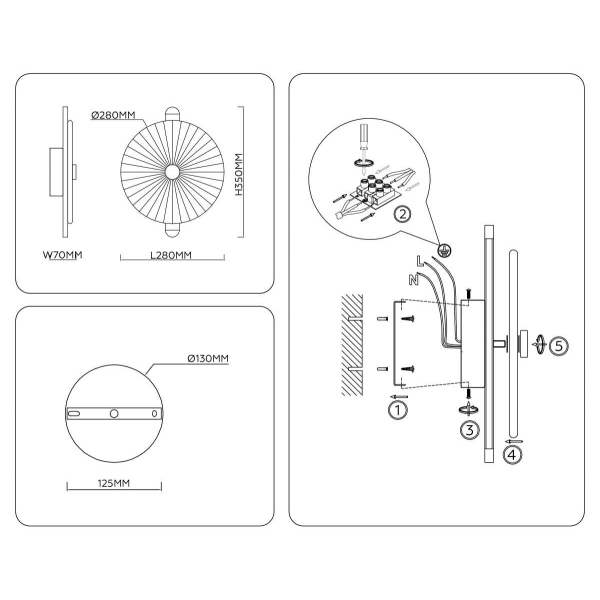 Настенный светильник Ambrella light High light LH31143 Настенный светильник Ambrella light High light LH31143