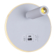 Настенный светодиодный светильник Reluce 86203-9.2-001KT LED12W+USB WT