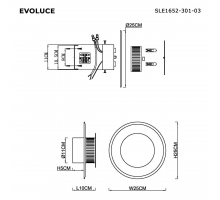 Настенный светильник Evoluce Desi SLE1652-301-03