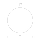Настенный светильник Nowodvorski Ring Led M Satine Copper 10347