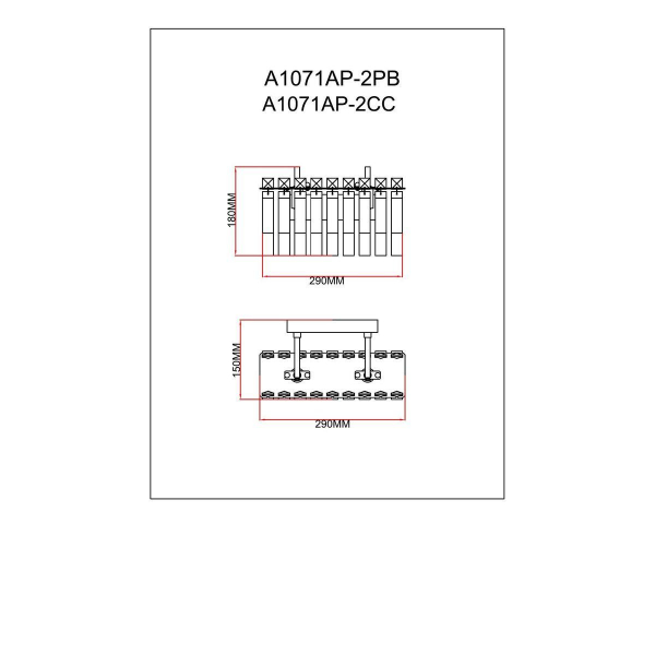 Настенный светильник Arte Lamp Mayotte A1071AP-2CC