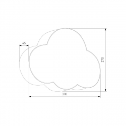 Настенный светильник TK Lighting 5886 Cloud