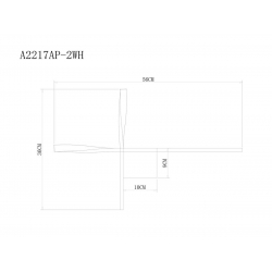 Настенный светодиодный светильник Arte Lamp Acrux A2217AP-2WH