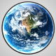 Настенный светильник Imperium Loft Cosmos Earth D90 208937-23