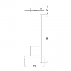 Настенный светодиодный светильник Arte Lamp Decade A2127AP-8BK