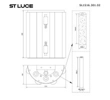 Настенный светильник ST Luce Delight SL1516.301.02