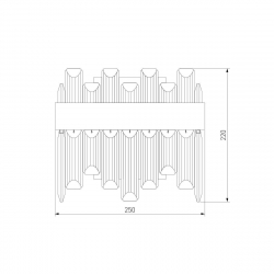 Настенный светодиодный светильник Bogates Sparkle 418/1