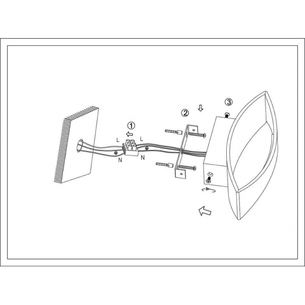 Настенный светодиодный светильник DesignLed GW Ole GW-A715-5-BL-NW 003027