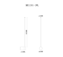 Настенный светодиодный светильник MyFar Sunn MR1191-1WL