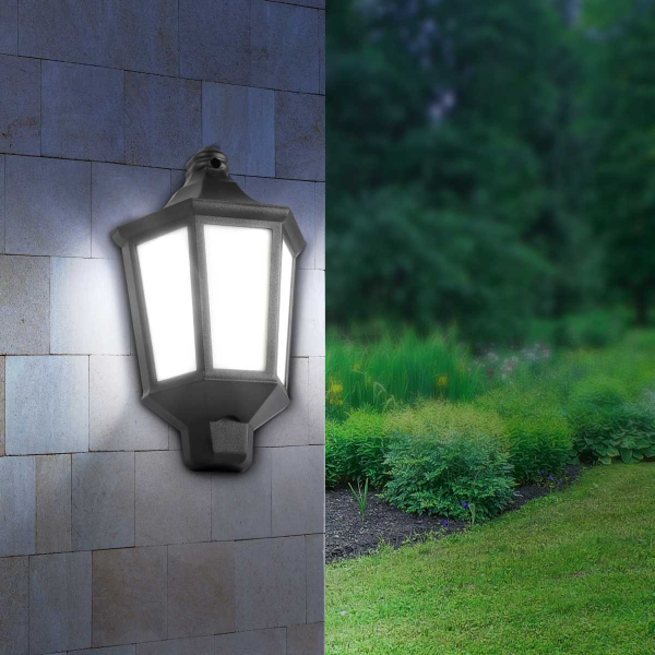 Садово-парковый светильник ЭРА «Ника» НБУ 06-60-003 60Вт черный белое основание матовый Б0061158